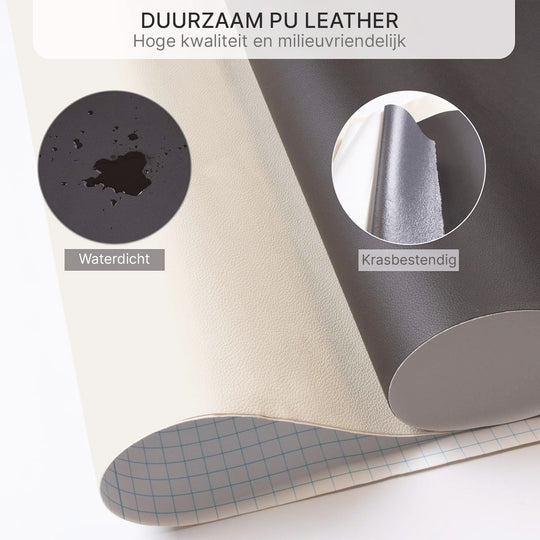 Zelfklevende PU-Leren Reparatiepatch - Waterdicht en Sterk