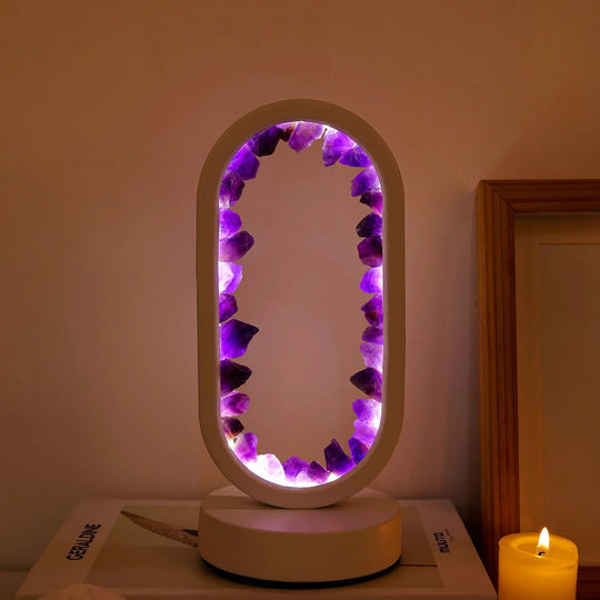 Amethist Kalmte Lamp voor Thuisdecoratie 4