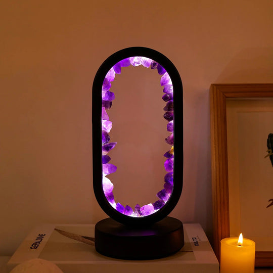 Amethist Kalmte Lamp voor Thuisdecoratie 6