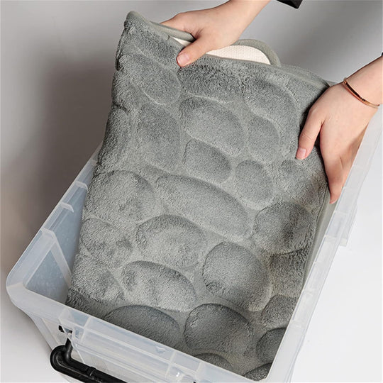 Antislip Badmat met Kasseipatroon voor Badkamer 3