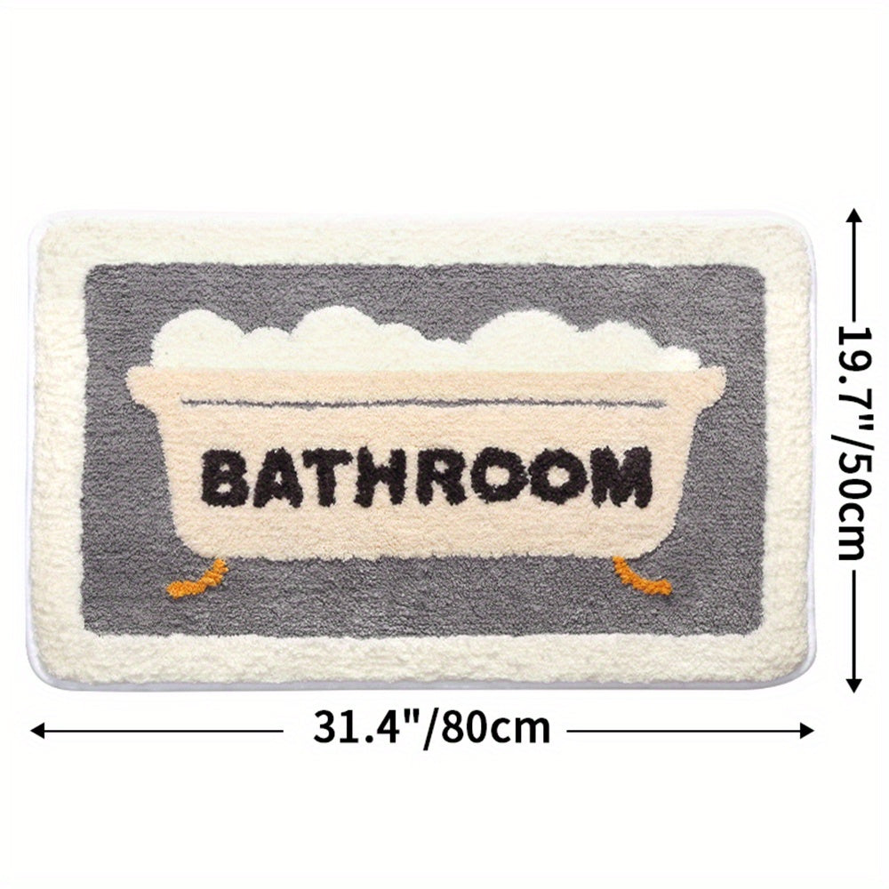 Antislip Badmat voor Badkamer en Toilet met Sneldrogende Functie 9