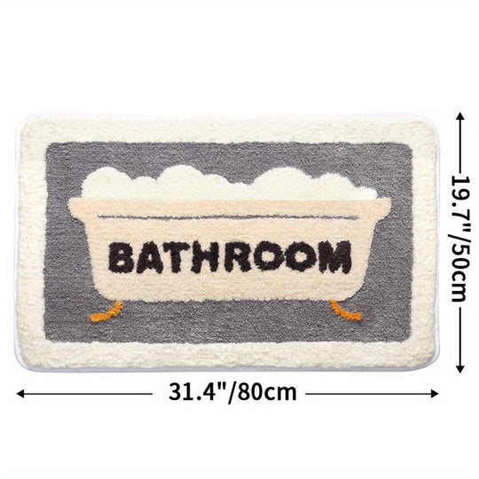 Antislip Badmat voor Badkamer en Toilet met Sneldrogende Functie 9