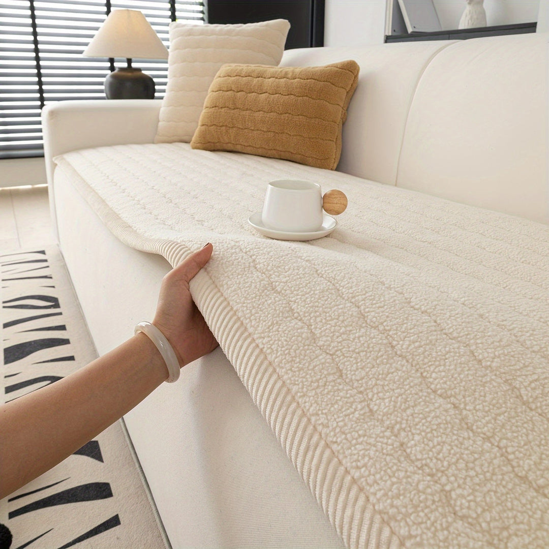 Antislip Bankhoes Dikke Pluche voor Woonkamer en Slaapkamer 6