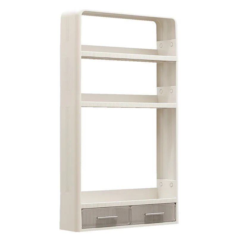 Badkamer Plank Wandgemonteerd Organizer Drielaags Modern Minimalistisch 5