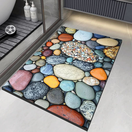 Badmat voor Badkamer en Keuken met Antislip Design 3