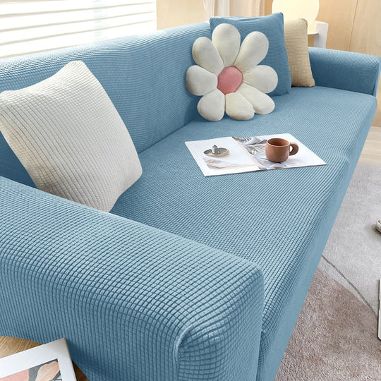 Bankhoes voor Hoekbank Met Antislip Design en Elastische Pasvorm 9