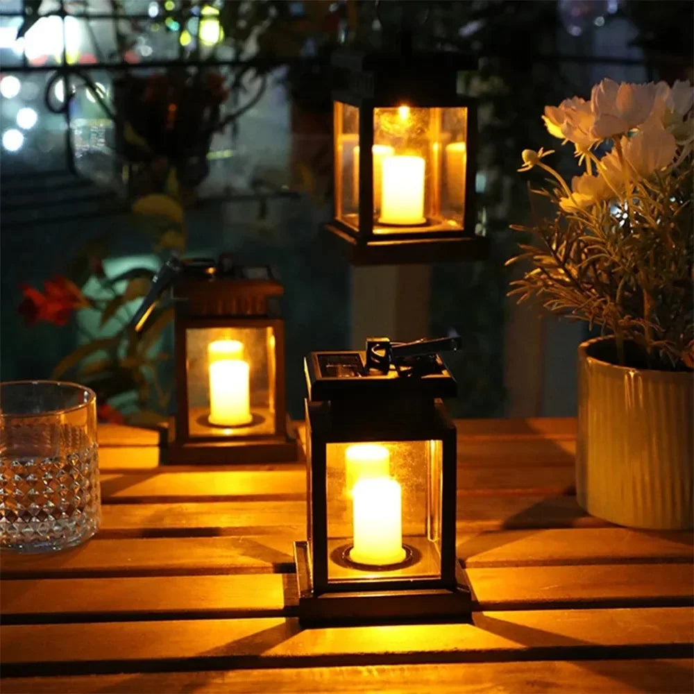 Buiten Hanglamp met Flikkerend LED-effect 0