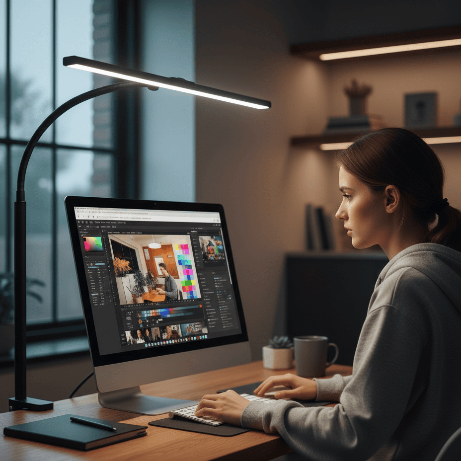 Bureau Lamp LED Flexibele Zwanenhals voor Thuis en Kantoor 4