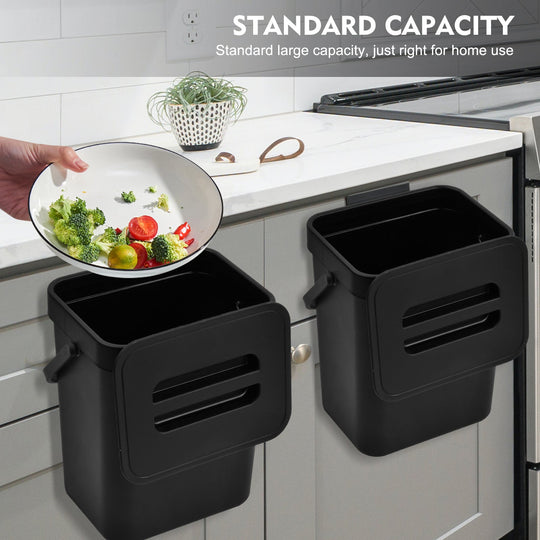Compacte Keuken Compostbak voor Organisatie en Duurzaamheid 1
