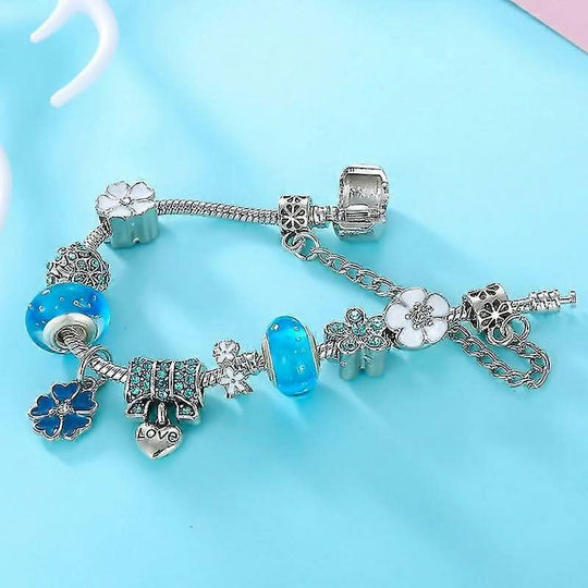 Dames Bedelarmband Bloemontwerp Stijlvol Accessoire 6