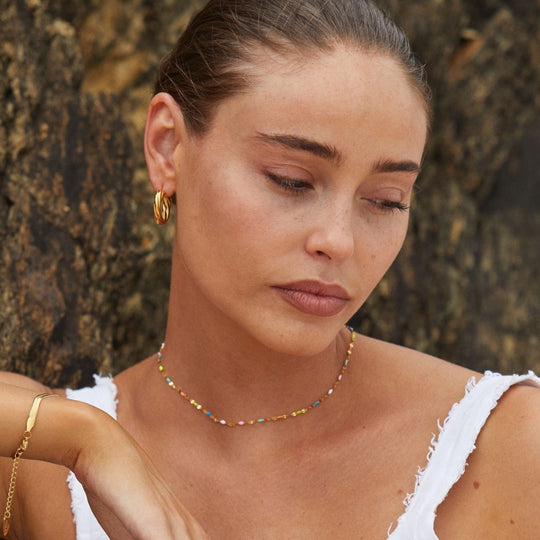 Dames Choker Ketting Regenboogstijl 7