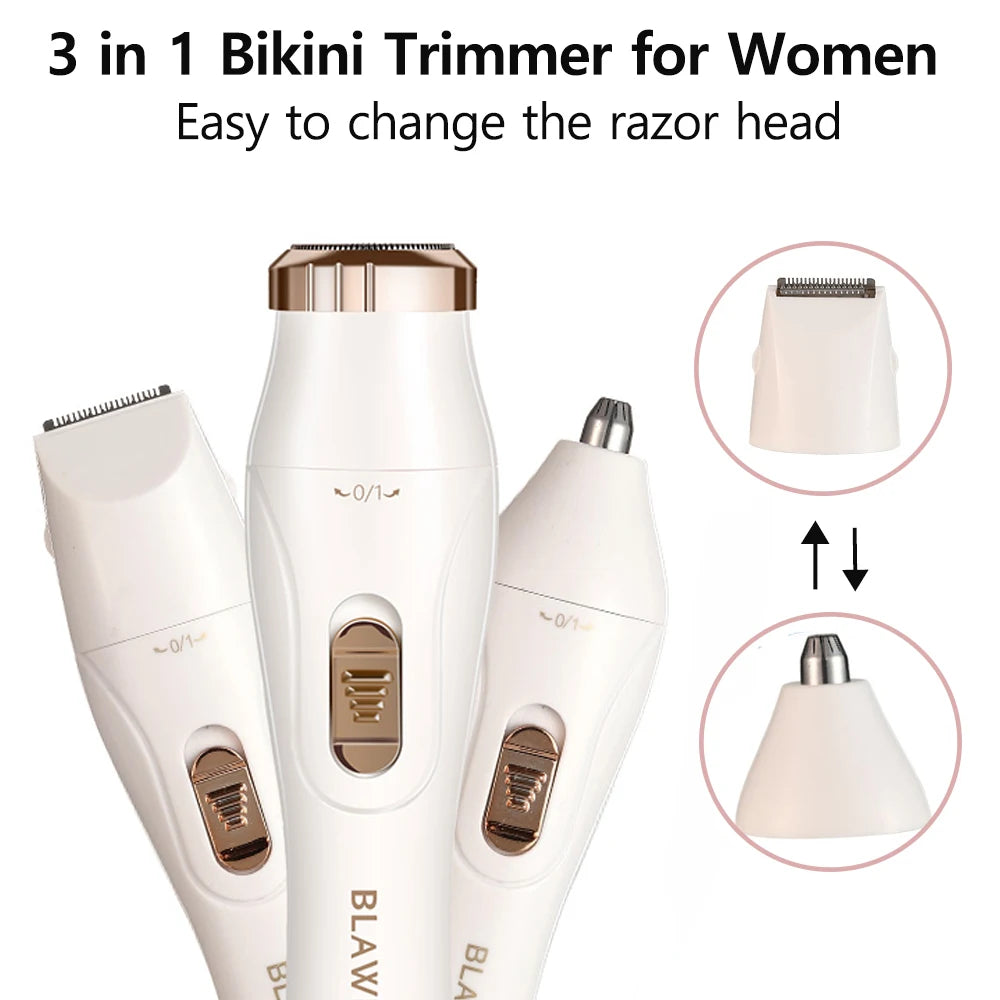 Dames Elektrisch Scheerapparaat Draagbare Trimmer 4