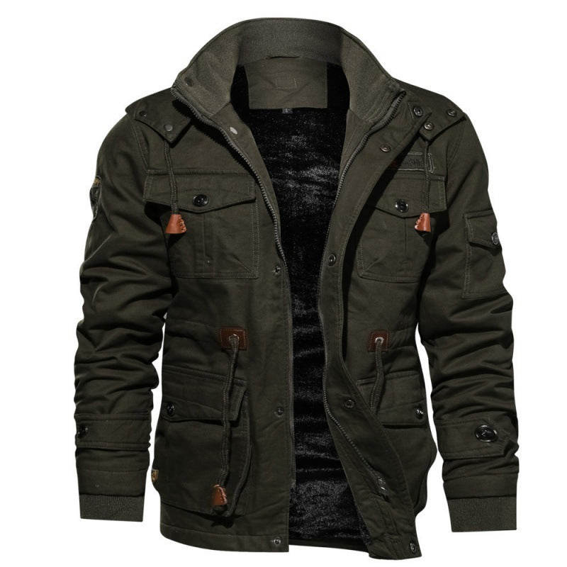 Dames Fleece Winterjacka Met Moderne Details Casual Chic 1