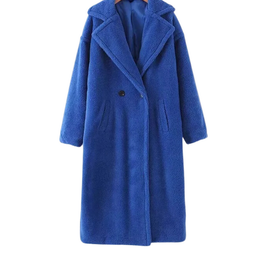 Dames Fluffy Frak Losse Pasvorm Comfortabel en Trendy 0