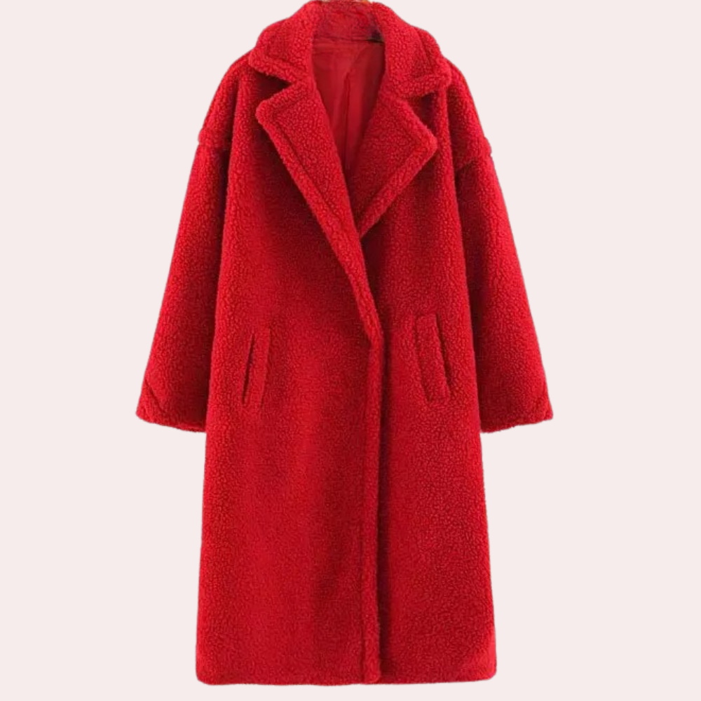Dames Fluffy Frak Losse Pasvorm Comfortabel en Trendy 1