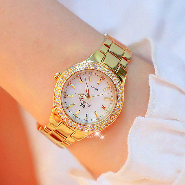 Dames Horloge Met Glanzend Design 2