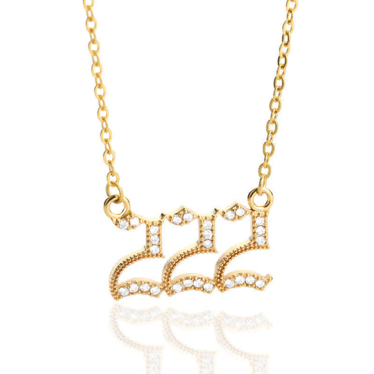 Dames Ketting met Engelnummer Design 22