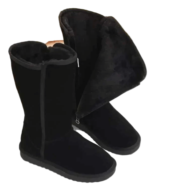 Dames Laarzen Winter met Ritssluiting en Antislipzool 0