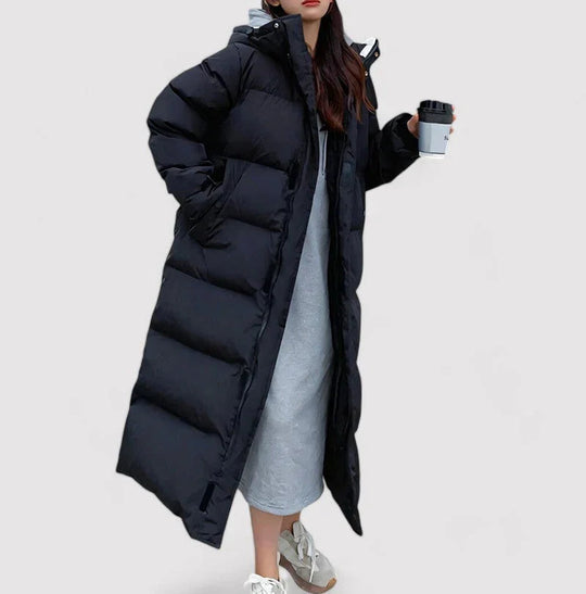 Dames Lange Pufferparka Waterdicht 2
