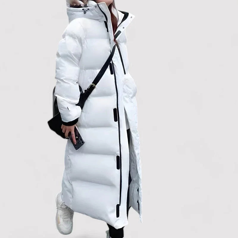 Dames Lange Pufferparka Waterdicht 3