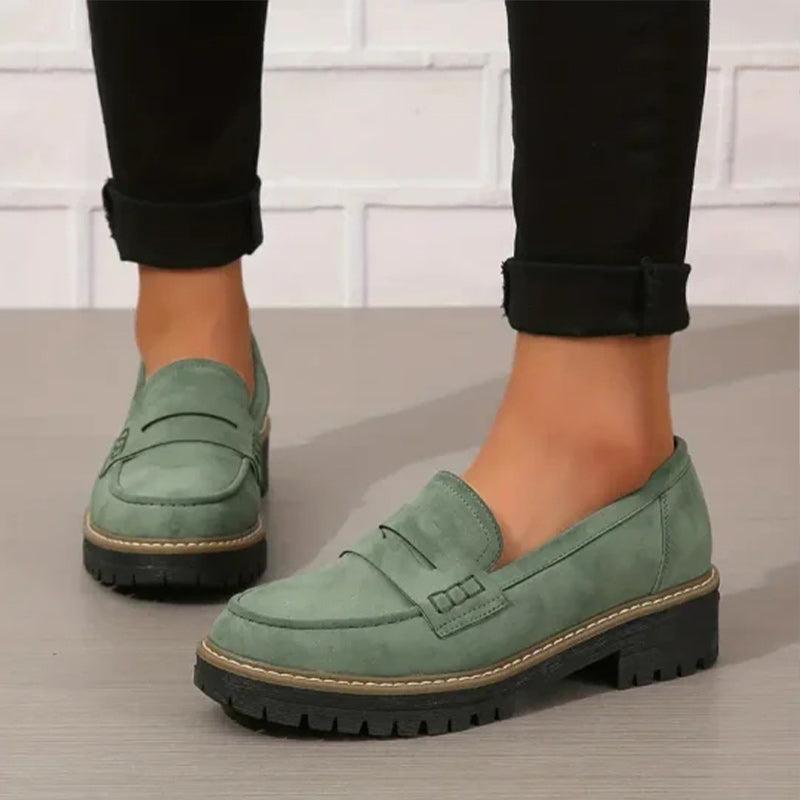 Dames Loafers Casual Chic Suède 5