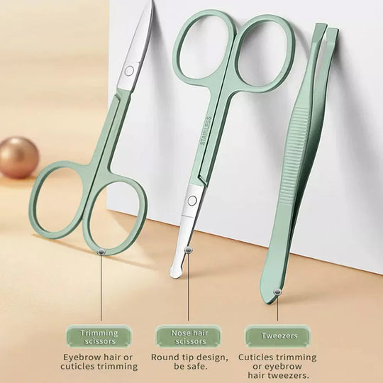 Dames Manicure Set Draagbaar met 18 Essentiële Nageltools voor Thuis en Onderweg 3