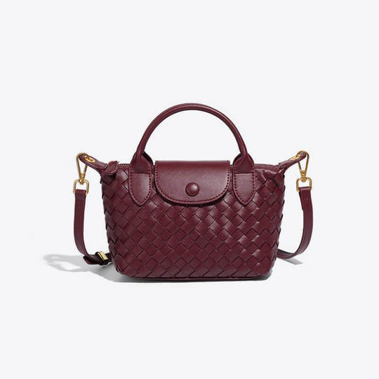 Dames Mini Tas Gevlochten Stijl 17