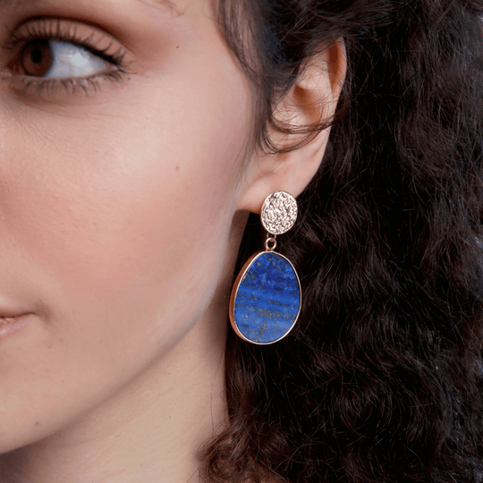 Dames Oorbellen Hemelse Lapis 2