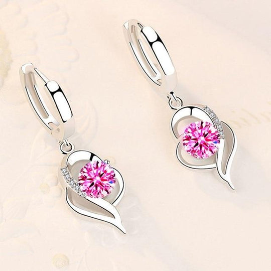 Dames Oorbellen met Zirkonia Sprankeling 2
