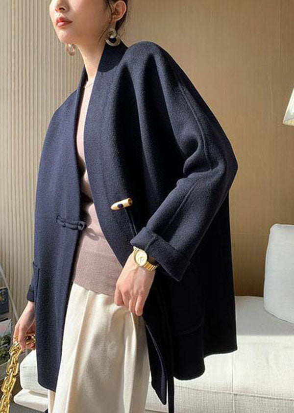Dames Oversized Jas met Zak en Kwast 3