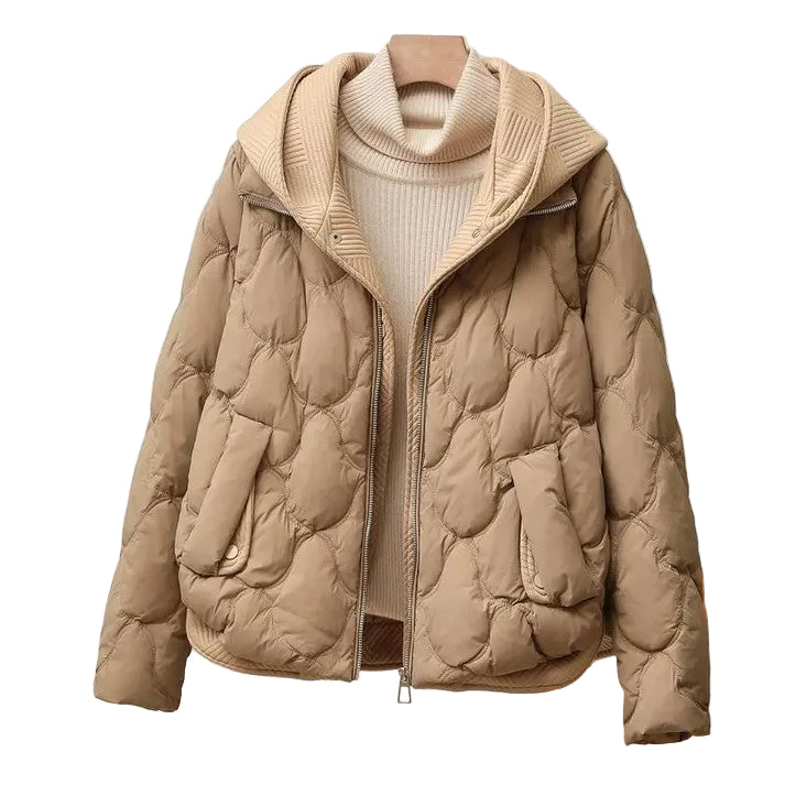 Dames Pufferjack – Gequilt – Oversized Pasvorm 0