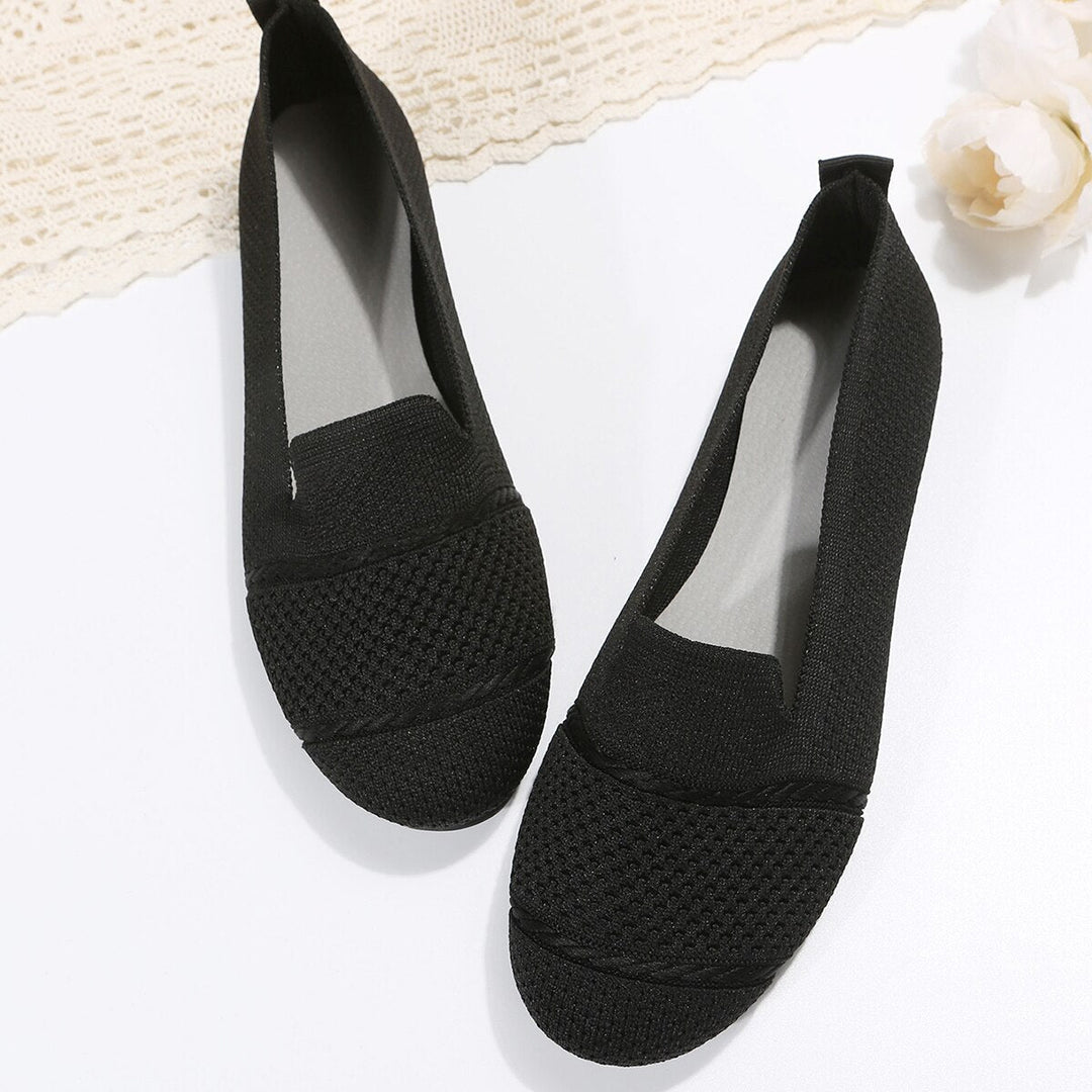 Dames Schoenen Slip-On Casual Stijl Ademend Textiel Luxe Voering 4