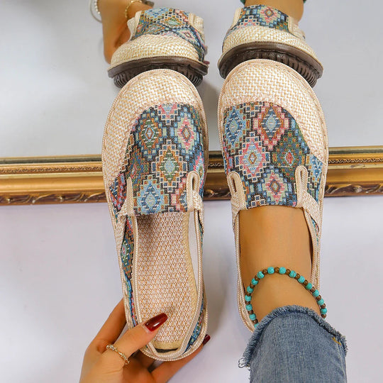 Dames Slip-On Schoenen Ademend Geheugenfoam Flexibele Zool 8