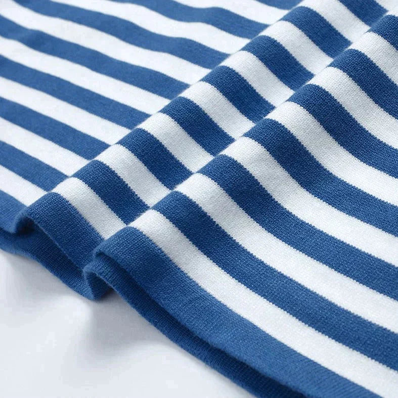 Dames T-shirt Met Strepen Lange Mouwen Voor Herfststijl 5