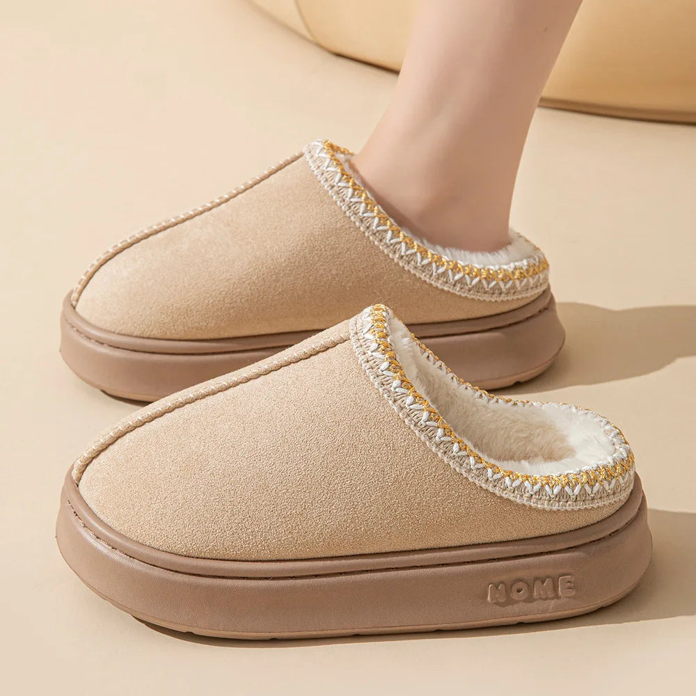 Dames Winter Slippers met Zachte Voering en Antislip Zool 1