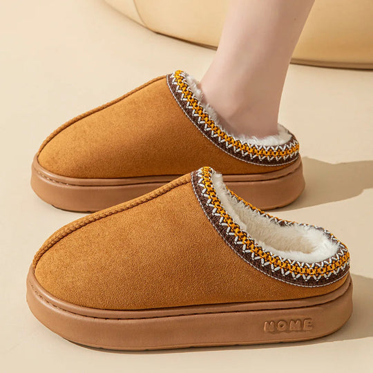 Dames Winter Slippers met Zachte Voering en Antislip Zool 3