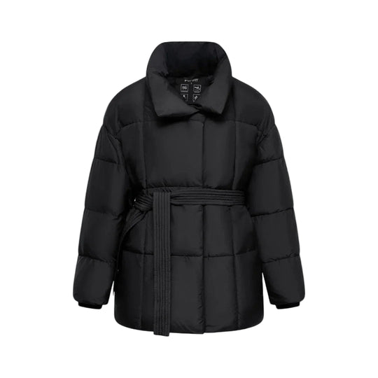 Dames Winterjas Met Riemstijl 0