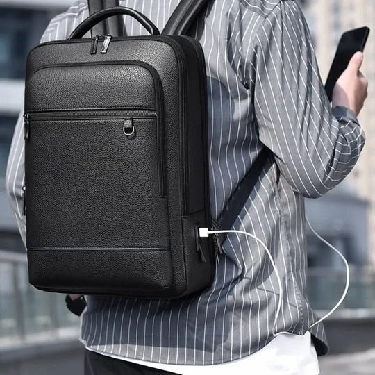 Dames en Heren Rugzak met USB-poort voor Laptop 2