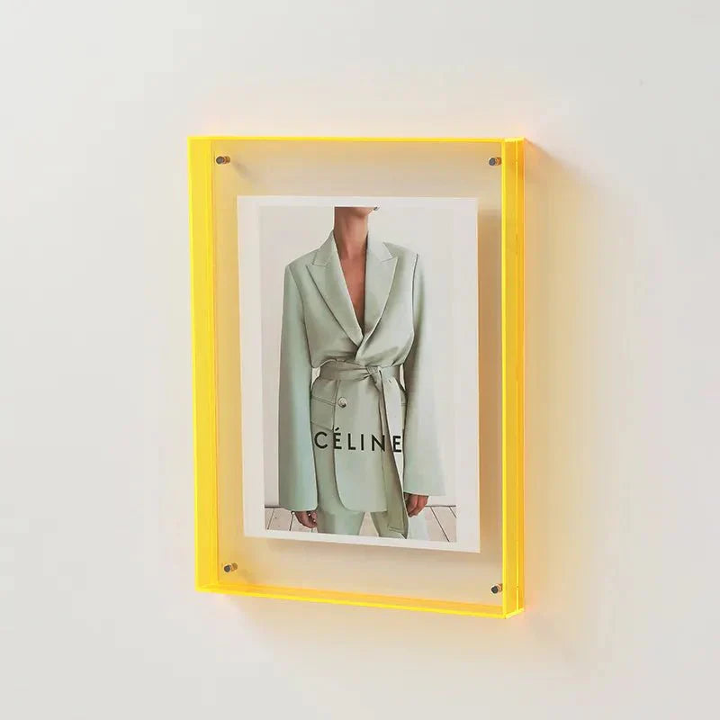 Decoratief Fotolijstje PrismFrame met Kleurrijke Randen 12