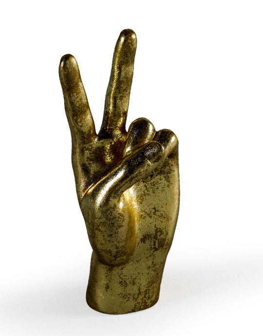 Decoratieve Handgemaakte Gouden Vredesteken 3