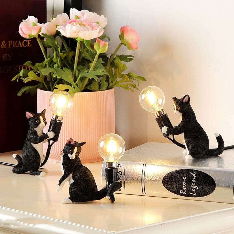 Decoratieve Tafellamp Kattenbeeldje 1
