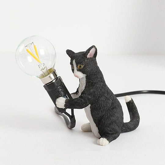 Decoratieve Tafellamp Kattenbeeldje 4