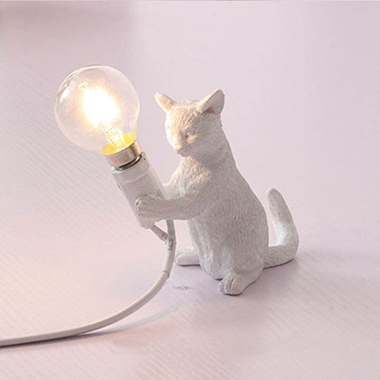 Decoratieve Tafellamp Kattenbeeldje 8