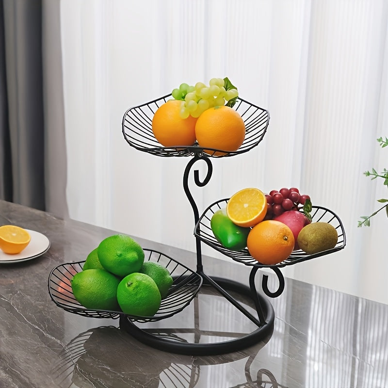 Dienbladstandaard met 3 Niveaus voor Snacks en Desserts 5