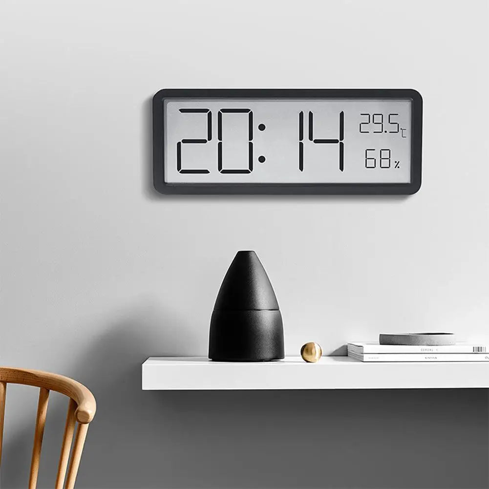 Digitale Wandklok met LED Display en Temperatuur Sensor 1