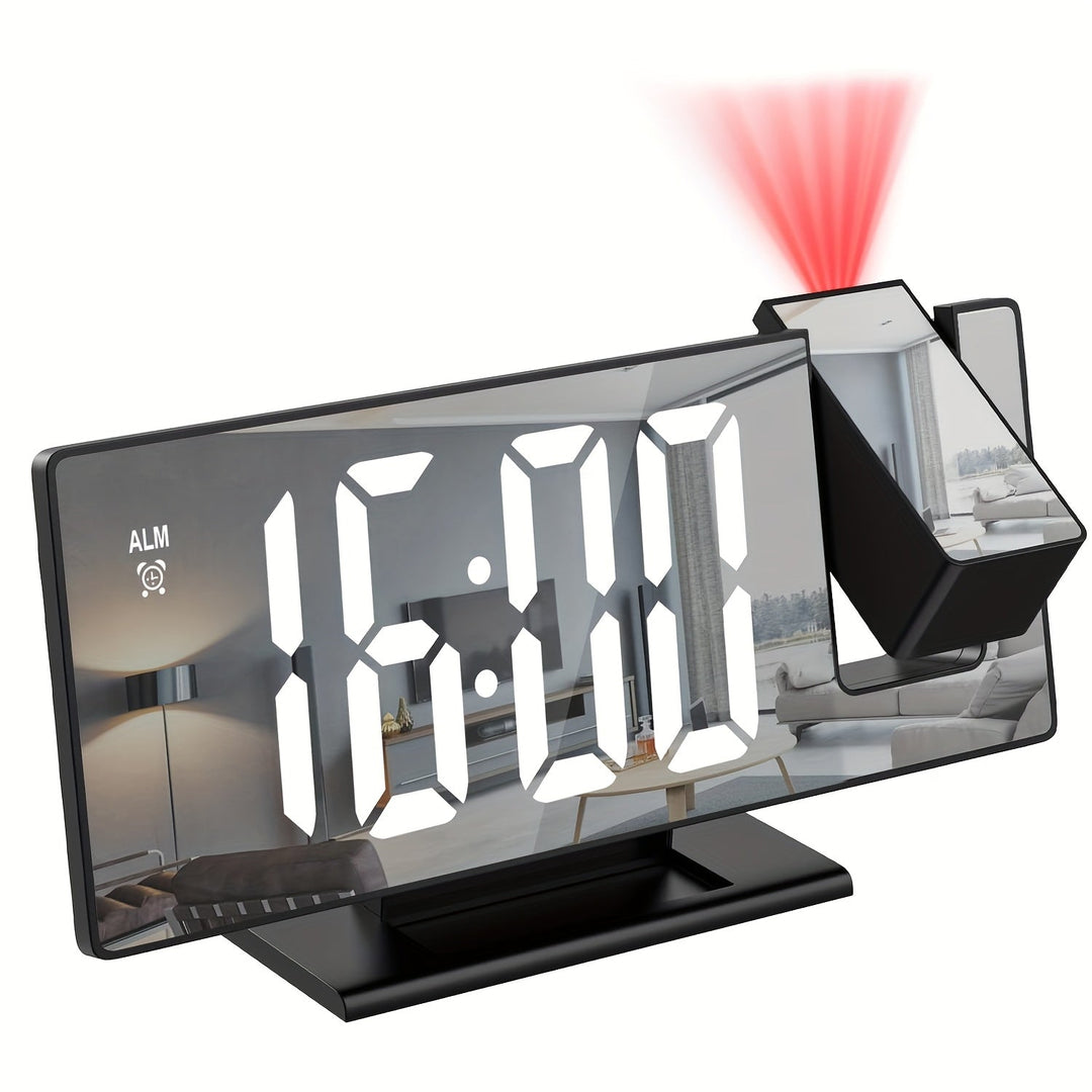 Digitale Wekker met Projectiefunctie en LED-display voor Slaapkamer en Kantoor 5