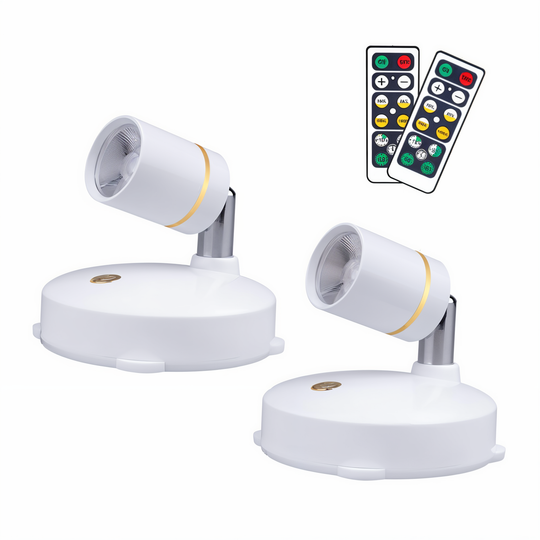Dimbare Mini LED Spotlight Draadloos voor Thuis en Kantoor 6