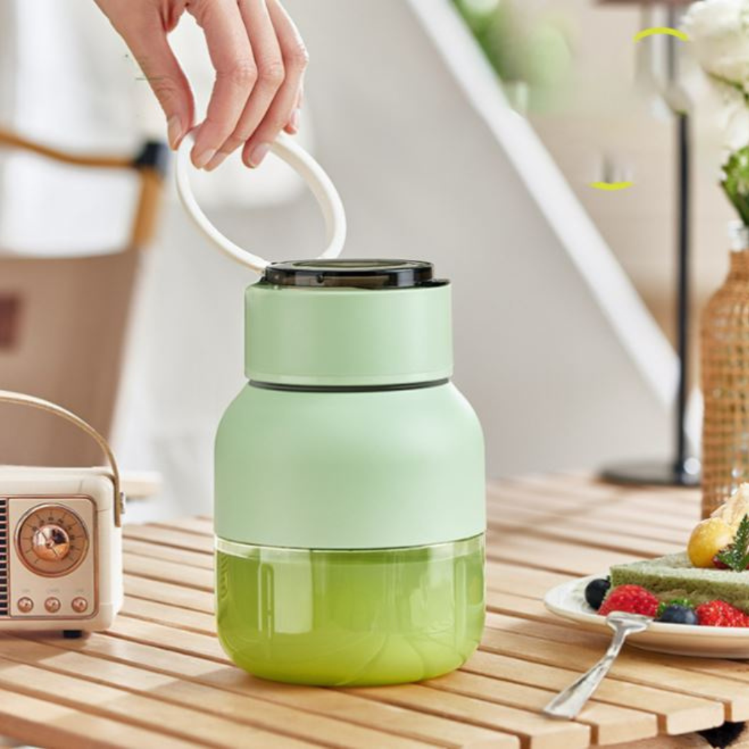 Draagbare Draadloze Sapcentrifuge en Blender voor Smoothies 0