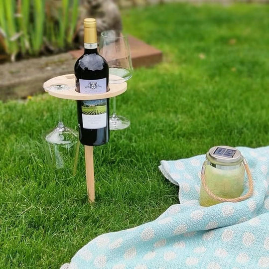 Draagbare Picknicktafel met Glazenhouder en Bessenruimte voor Buiten 2