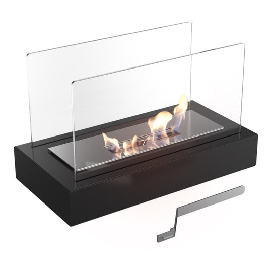 Draagbare Tafelhaard Bio Ethanol voor Binnen en Buiten - Modern Minimalistisch Design 8